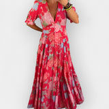 Lagan i cvjetni haljina s džepovima