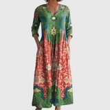 Zoë™ | Prozračna boho maxi haljina