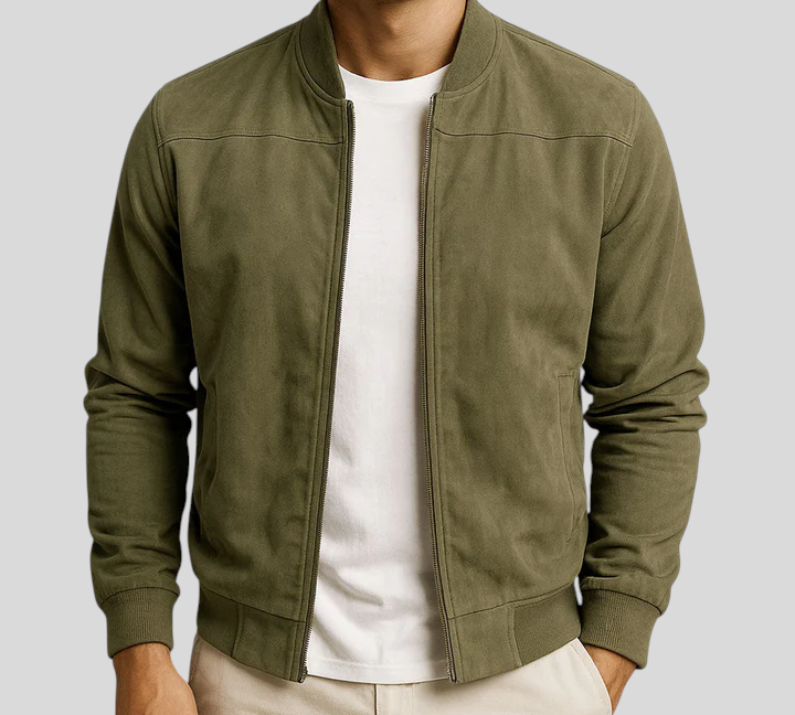 Domagoj - Klasična Suede Jakna – Elegancija Bez Kompromisa