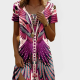 Vintidž haljina s kratkim rukavima