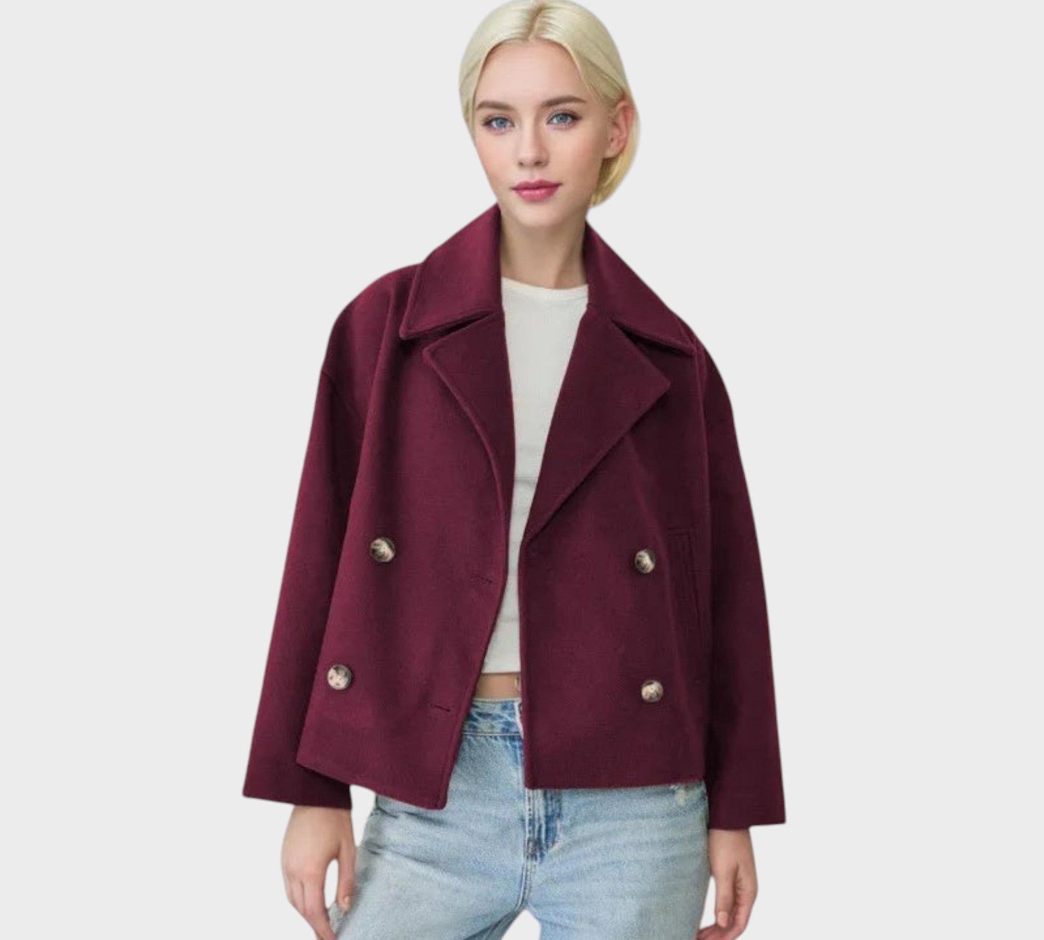 Blanka - Kratka dvostruka jakna Šik gornja odjeća