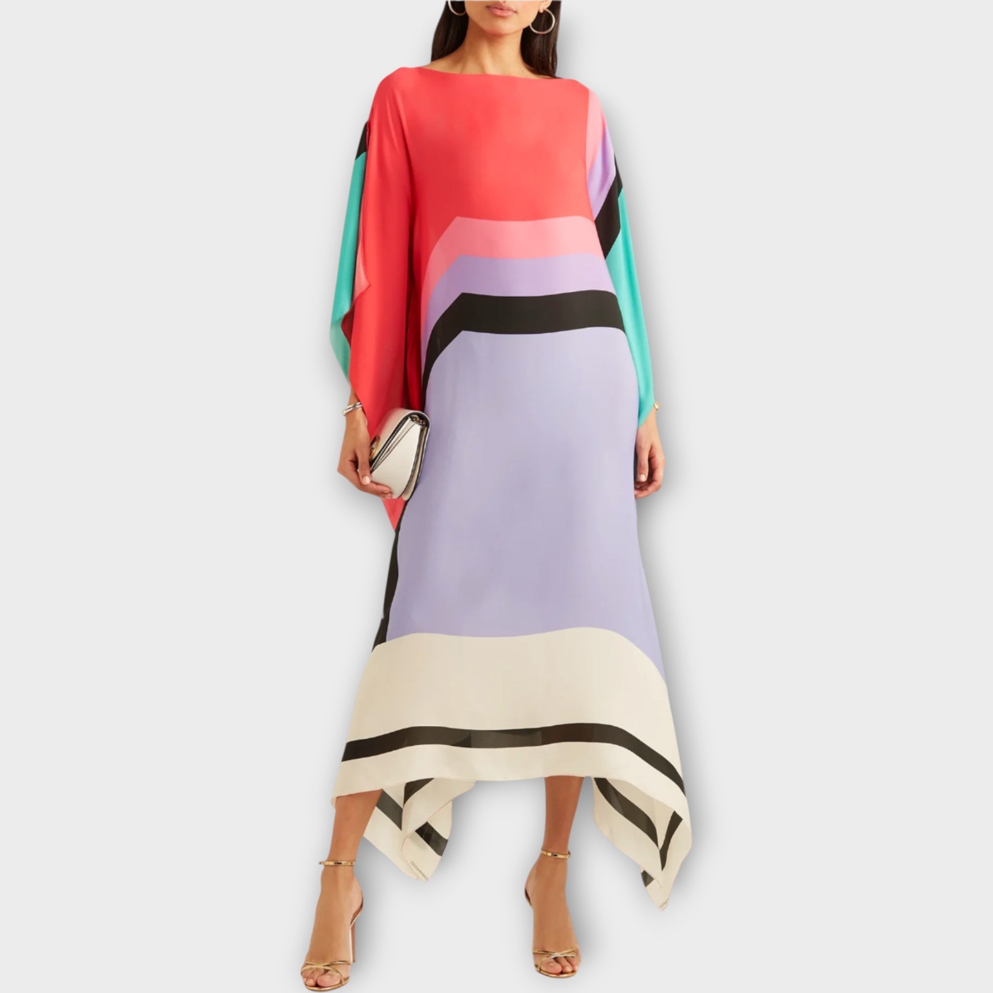 Kaftan s linearnim uzorkom