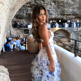 Pippa | ženski Wedding Guest cvjetna plisirana maksi haljina Summer 2026