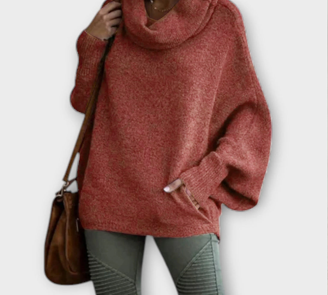 Ulrike - Elegantni ženski pulover s ovratnikom