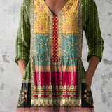 Jacinda | Duga bluza s V-izrezom