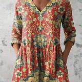 Dahlia | Duga bluza s V-izrezom