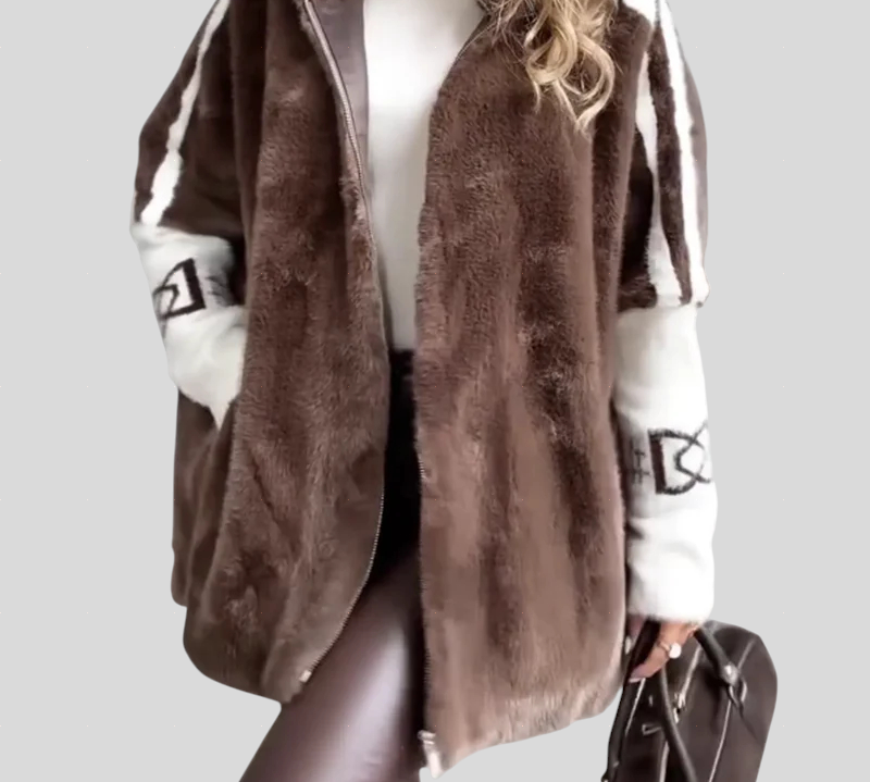 Beatrix – Elegantni Zimski Kaput s Krznom