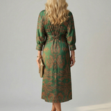 Lune | Natural Wrap Midi Haljina