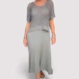 Claudia™ | Ljetna haljina s pletenim gornjim dijelom