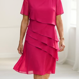 Linda | Elegantna udobna haljina s volanima