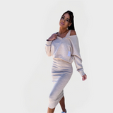 Ljetni Set s Duksericom i Haljinom za Udobnost i Stil