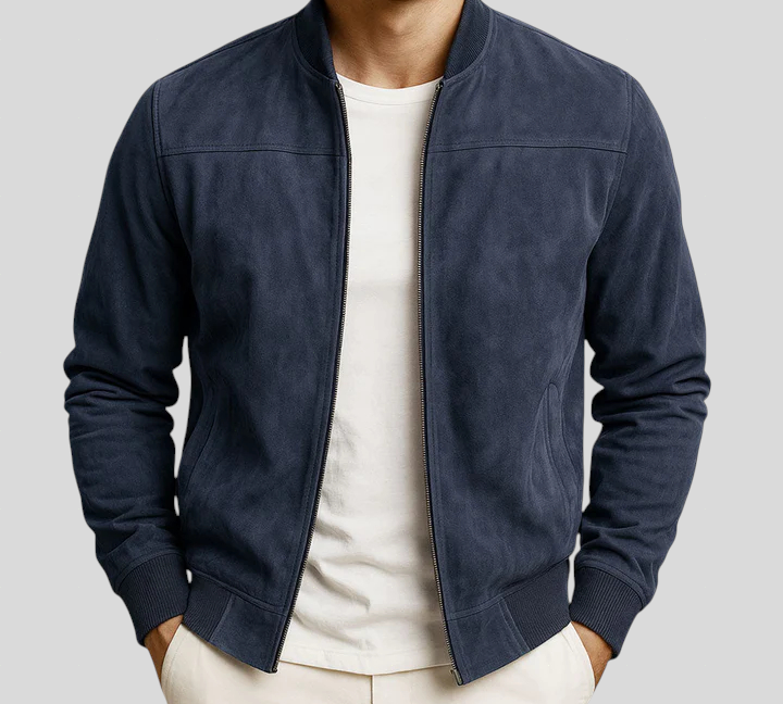 Domagoj - Klasična Suede Jakna – Elegancija Bez Kompromisa