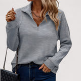 Tatiana™ | Elegantan džemper s polu-rajferšlusom