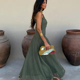 Camila | Elegantna Maxi Haljina s Mrežom