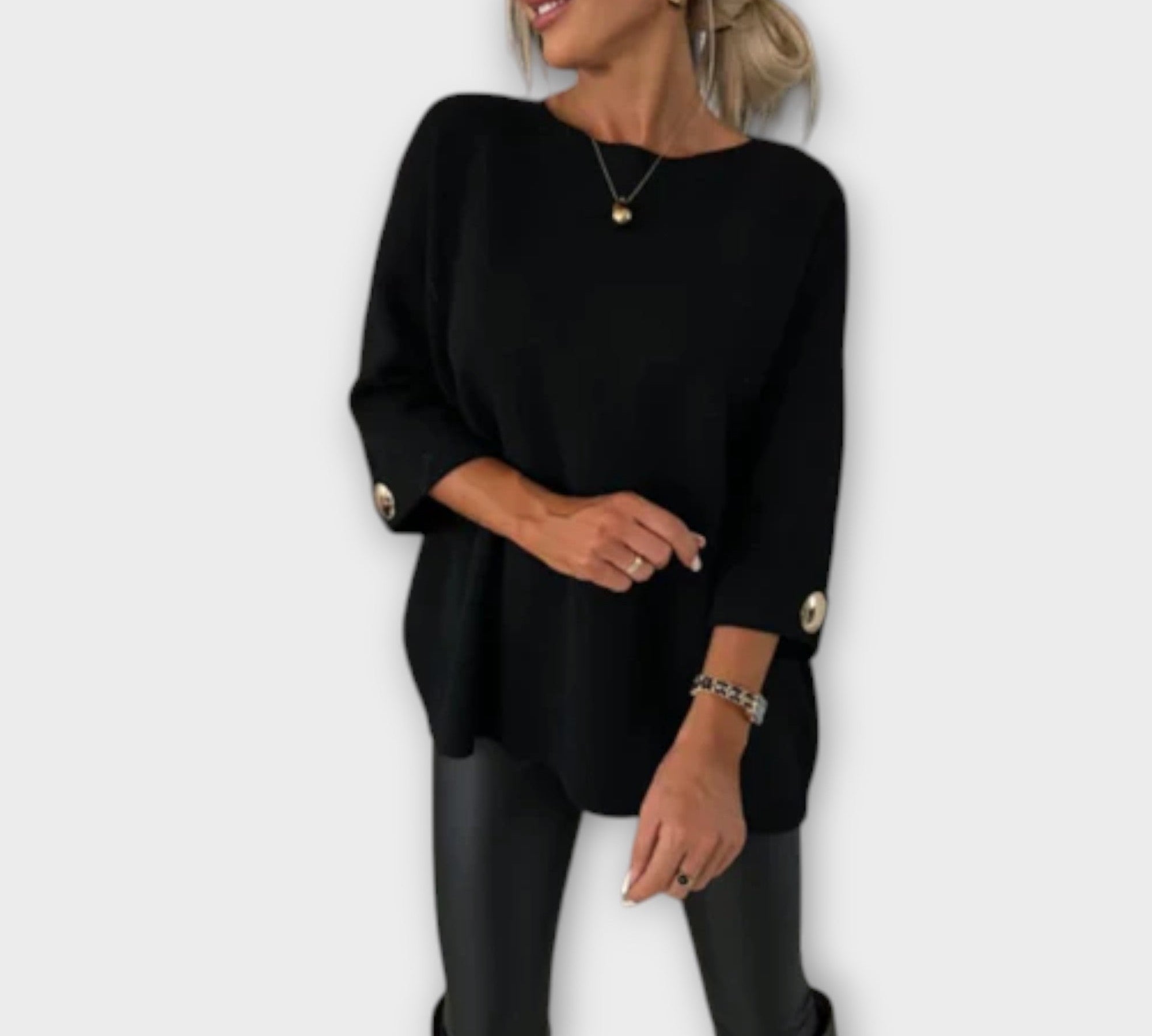 Isabella - Elegantna Pletena Bluza