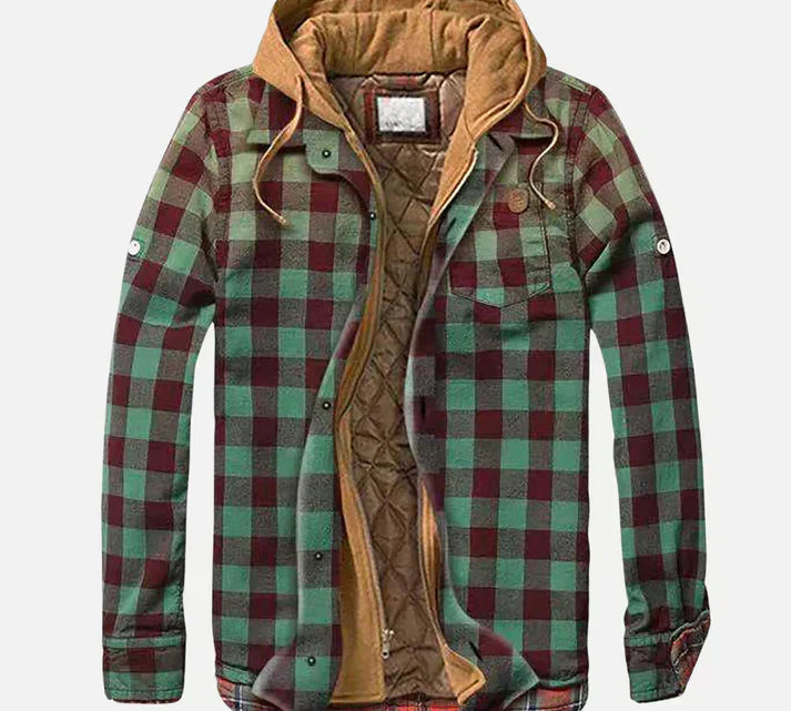 Savrani - Jakna od patchwork tkanine s karo uzorkom