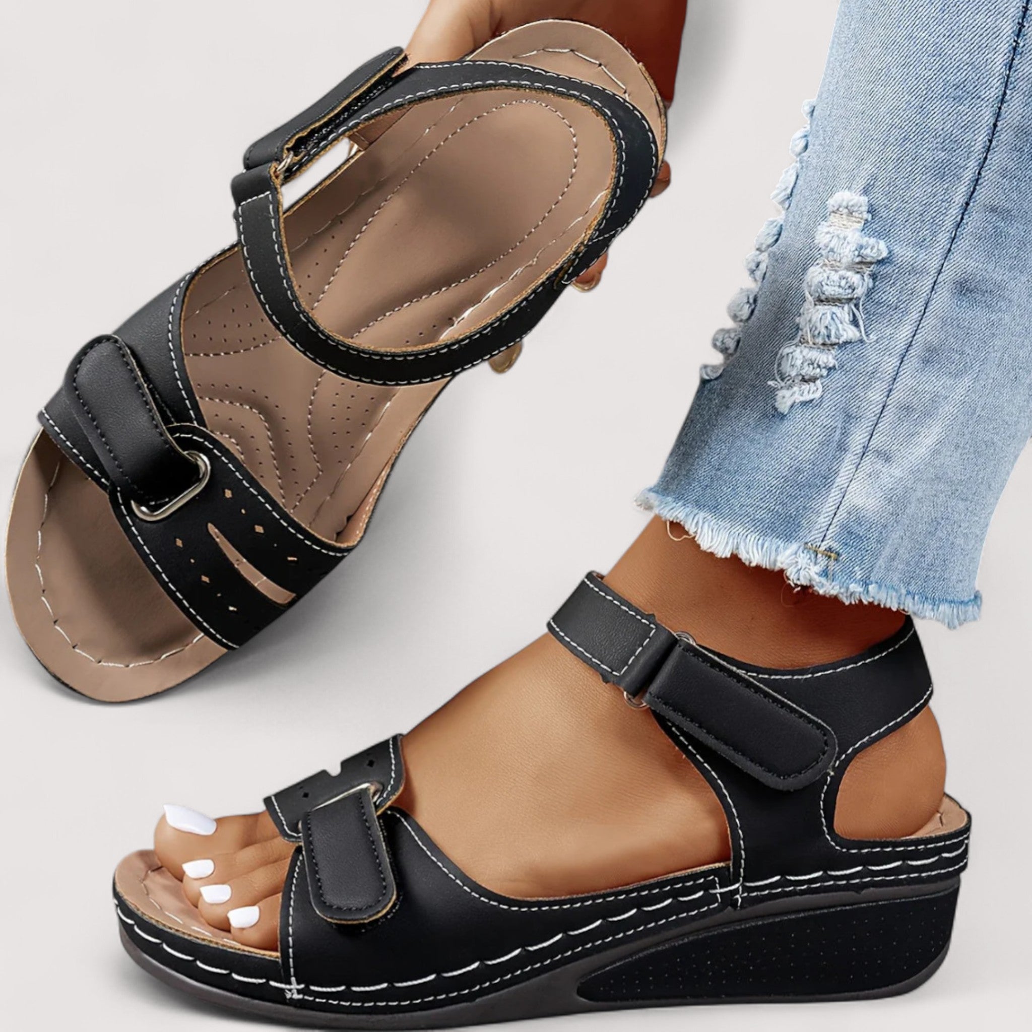 Lea™ | Moderne orthopädische Sandale