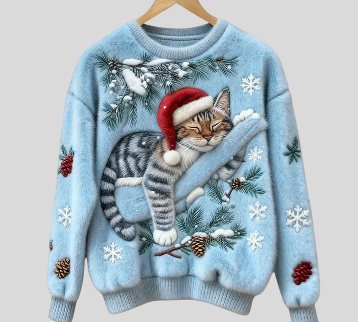 Živana - Božićni Džemper Za Mačke