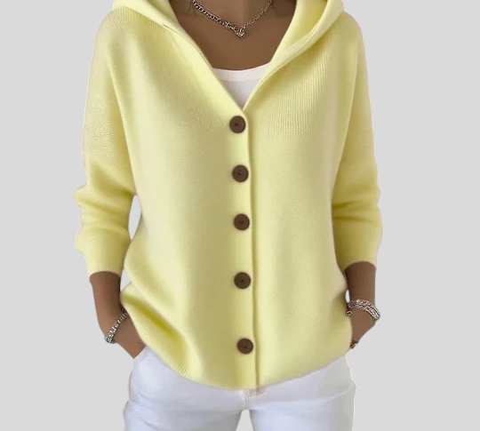 Felicia - Trendy Pletiva Jakna s Kapuljačom