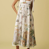 Ayla™ | Painted Ballet Tie midi haljina