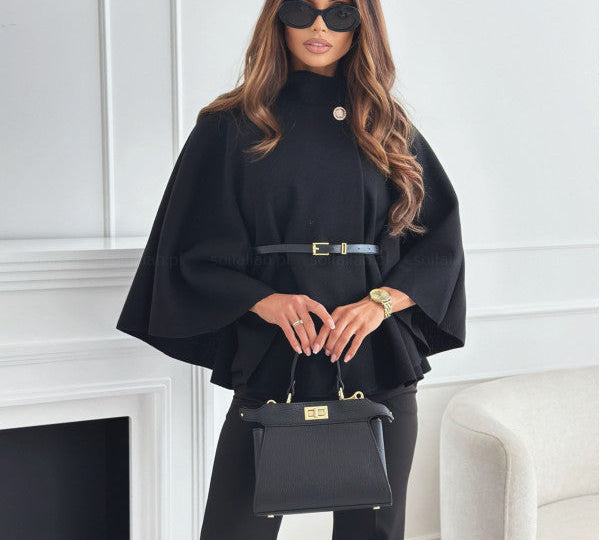 Nika - Elegantna jakna s leptir rukavima i remenom