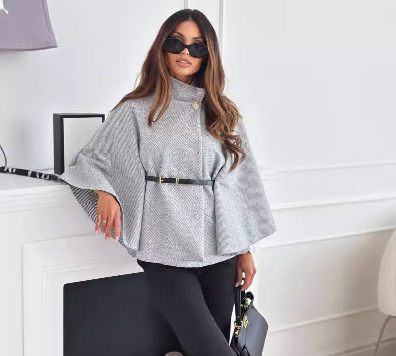 Nika - Elegantna jakna s leptir rukavima i remenom