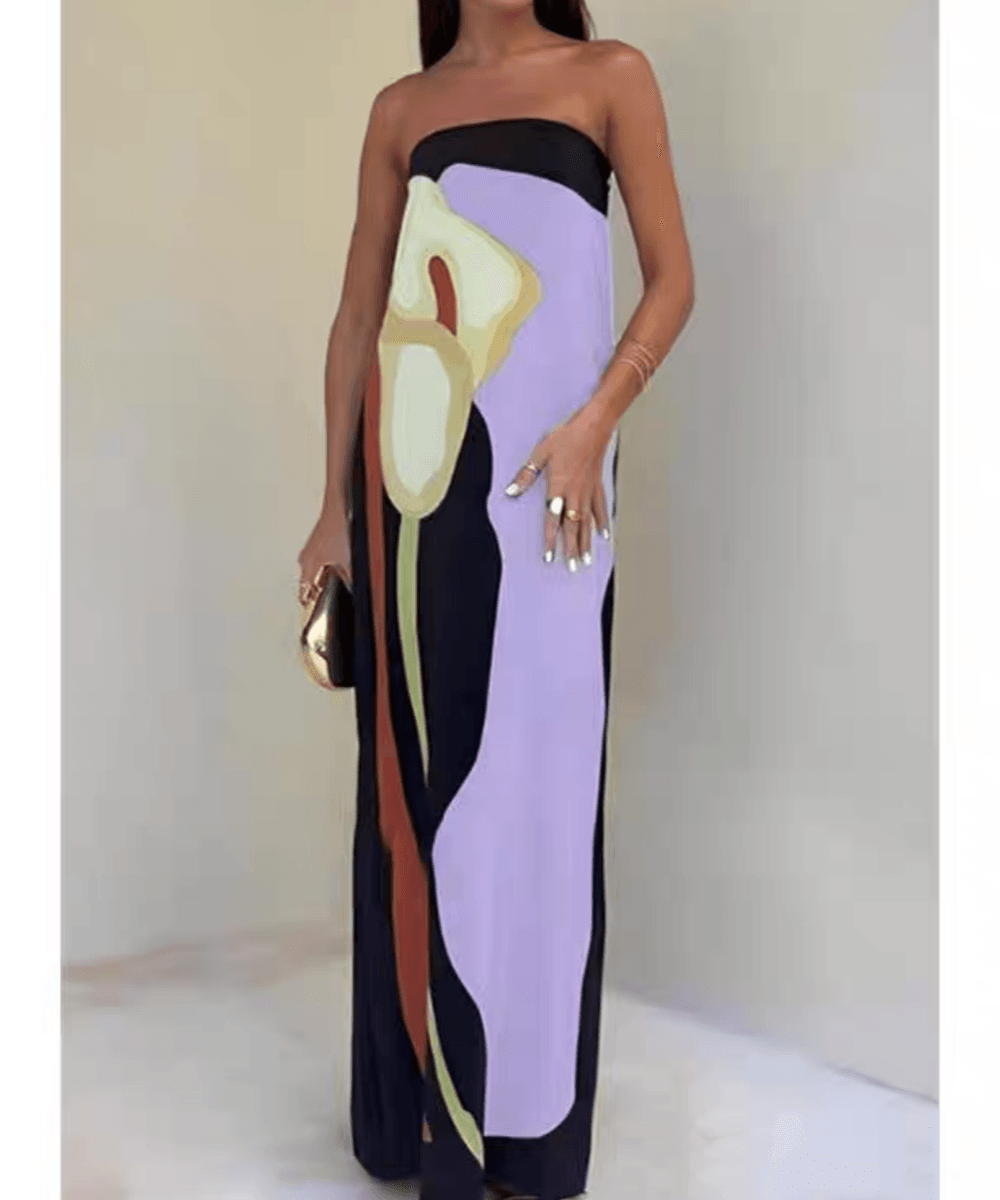 Joan | Obala-Chic Halter Maxi-Party Haljina