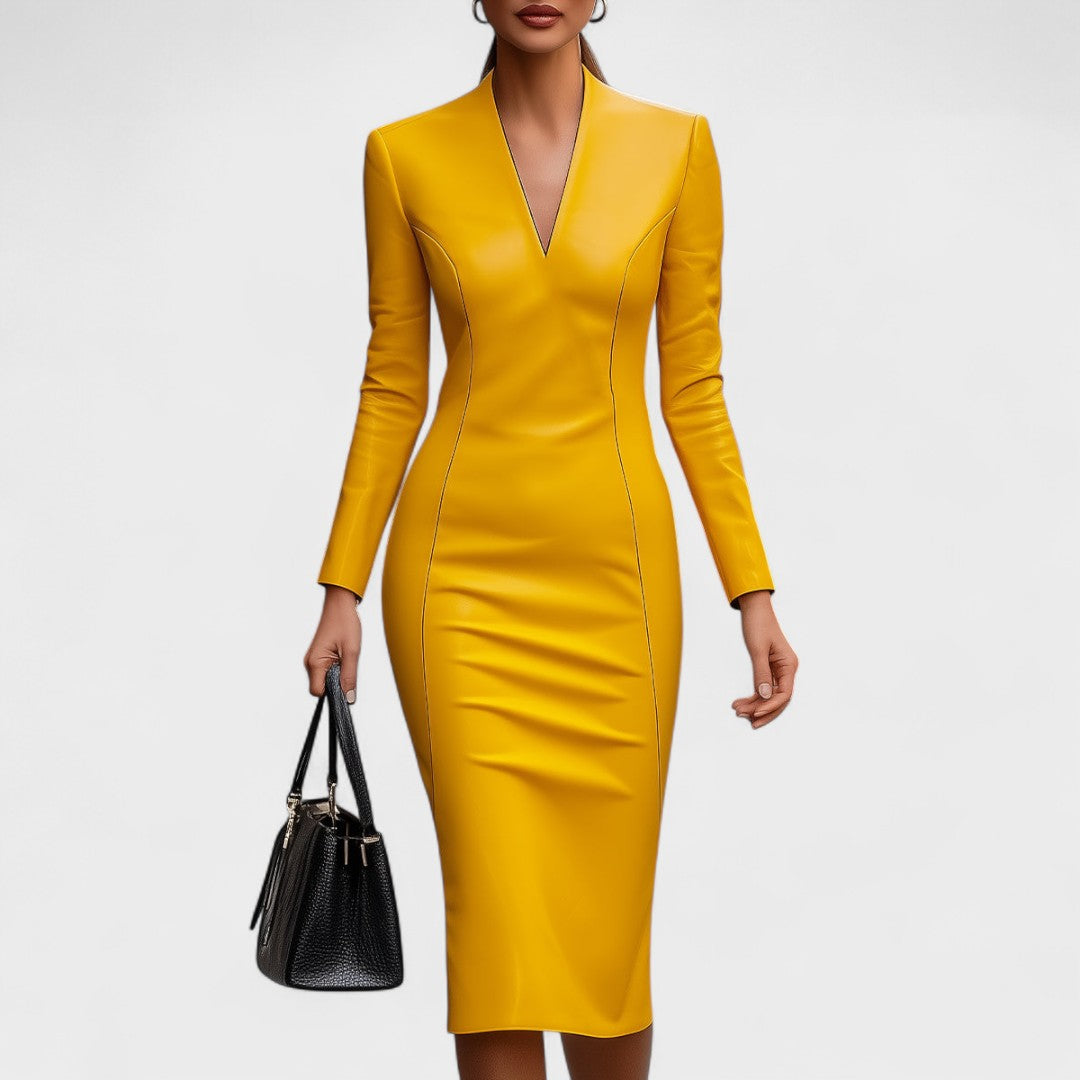 Lada - Uska haljina od umjetne kože