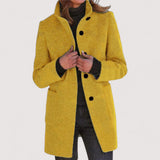 Amina™ | Klasični kaput od mješavine vune