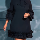 Fritzi – Upečatljiva Ruffled Haljina