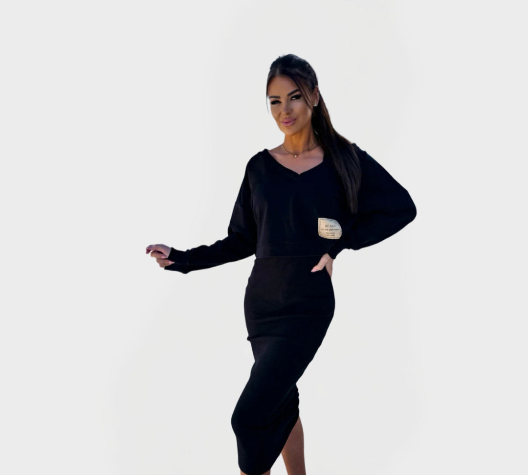 Ljetni Set s Duksericom i Haljinom za Udobnost i Stil