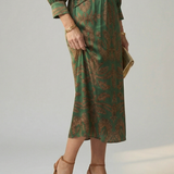 Lune | Natural Wrap Midi Haljina