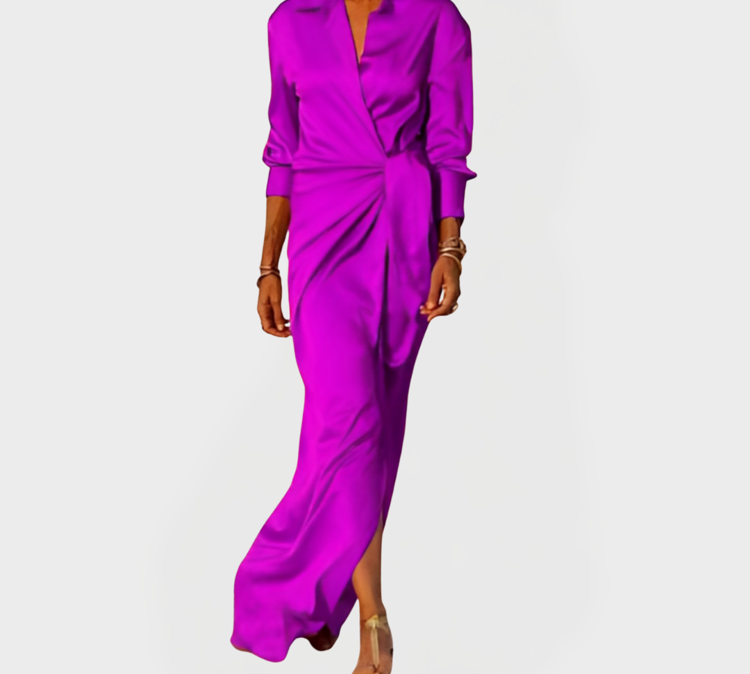 Dugo suknja za svečane prilike s mašnom