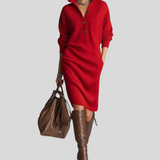 Carmen - Topla Pletena Haljina, Elegantna i Udobna