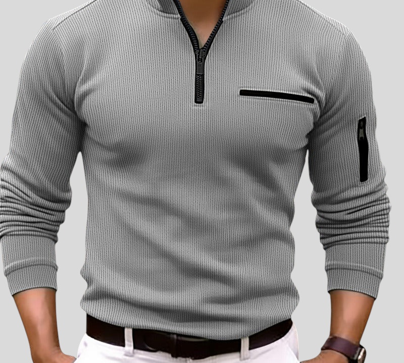 Gusteous - Majica S Patentnim Zatvaračem I Dugim Rukavima