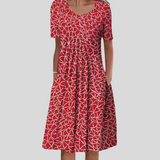 Anais - Casual Cvjetna Haljina S Džepovima