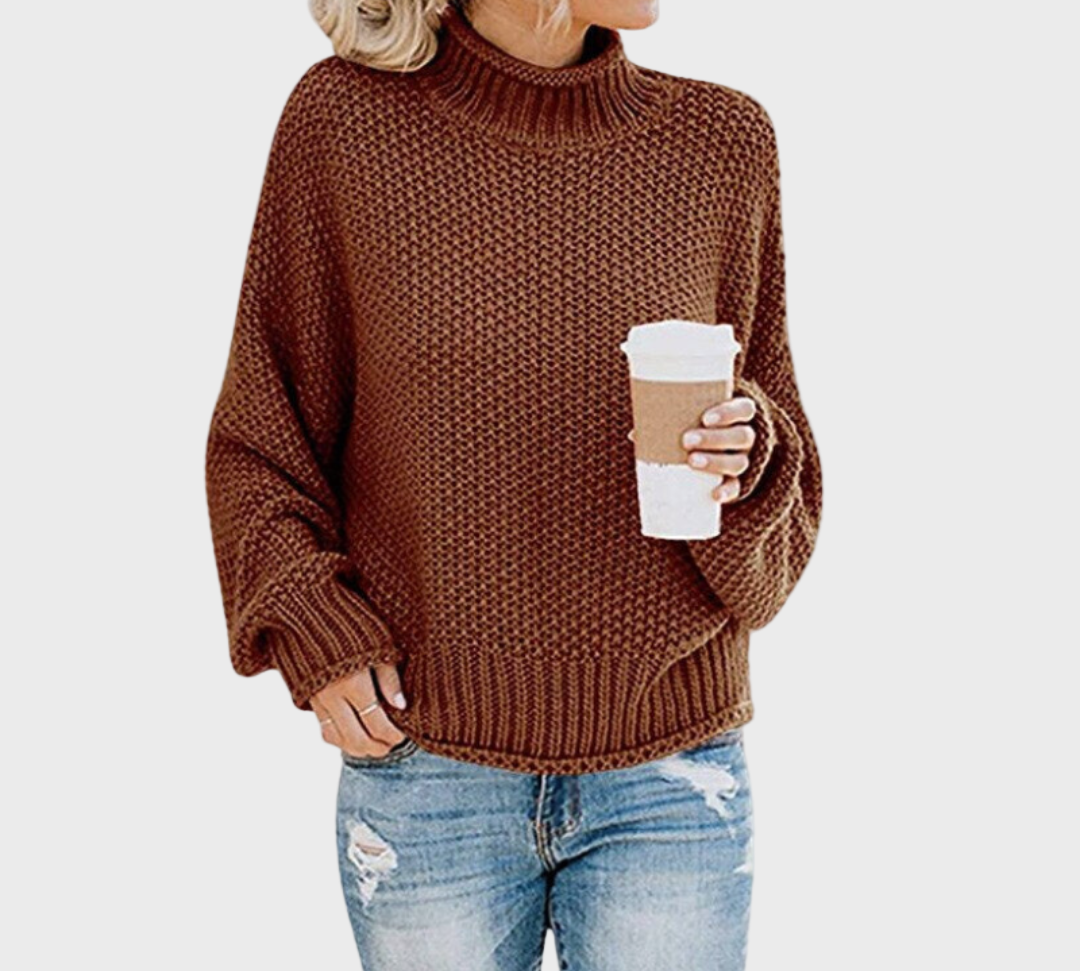 Pleteni Džemper s Ovratnikom za Svakodnevnu Upotrebu