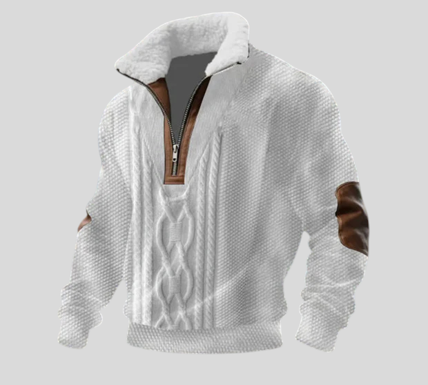 Stipe - Vunena Majica S Visokim Ovratnikom Od Flisa