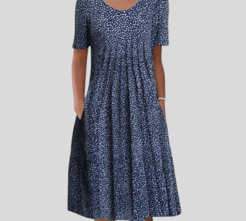 Anais - Casual Cvjetna Haljina S Džepovima