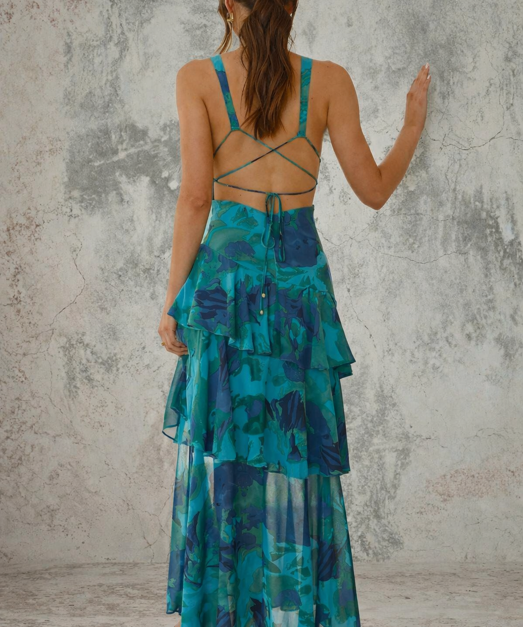 Cora - Maksi haljina with Open Back