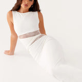 Leni™ | Maxi Haljina Koja Laska Figuri s Diskretnim Izrezima i Vezicom