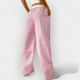 Prugaste Široke Hlače