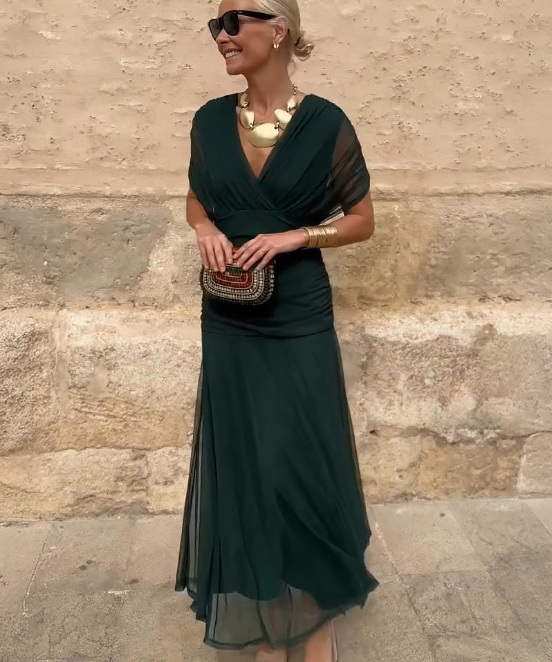 Haljina Luisa S V izrezom