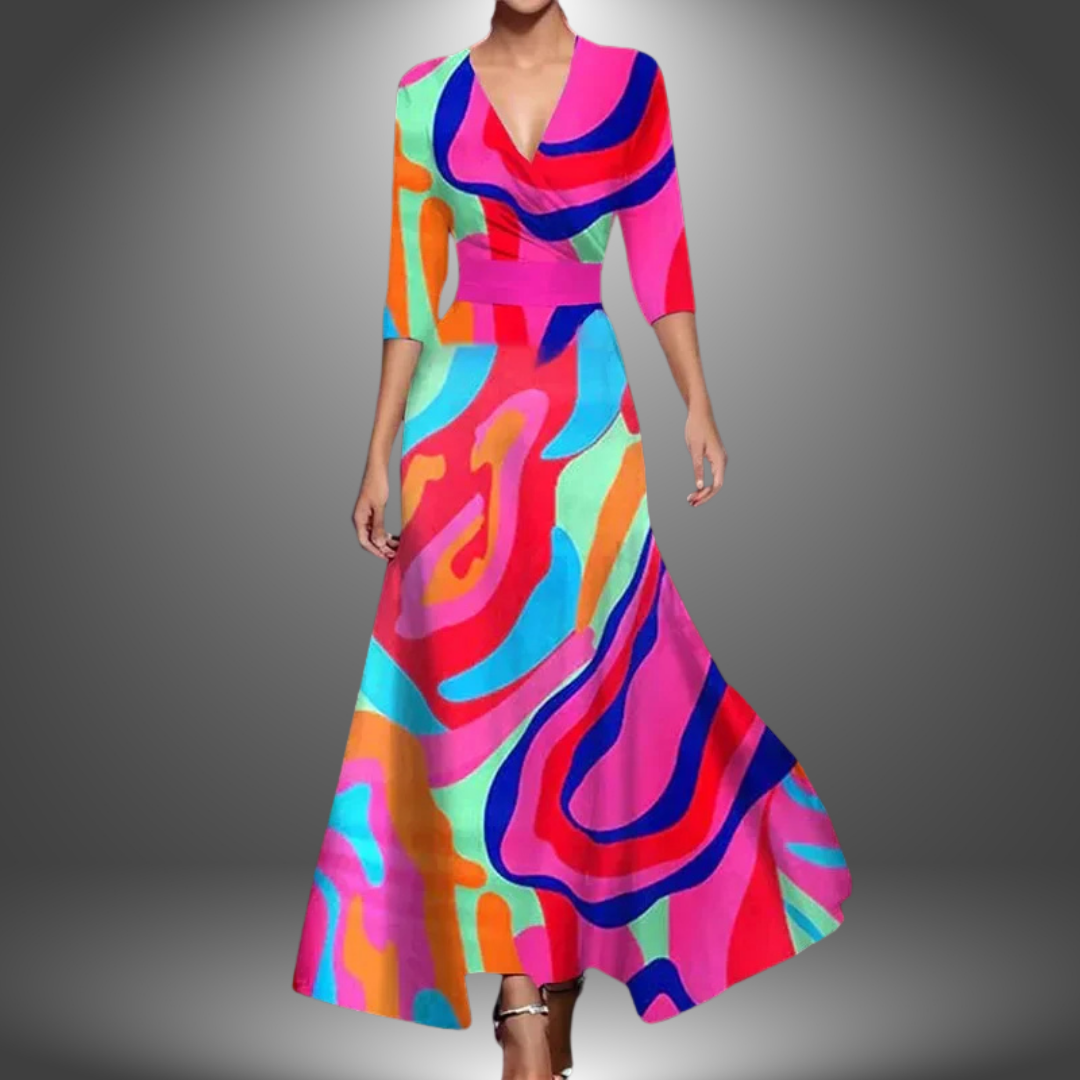 Saffie – S uzorkom Wrap Haljina