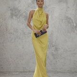 Kylie- Satin Sunset Maksi haljina