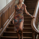 Aeris | Tiha Halter Midi Haljina