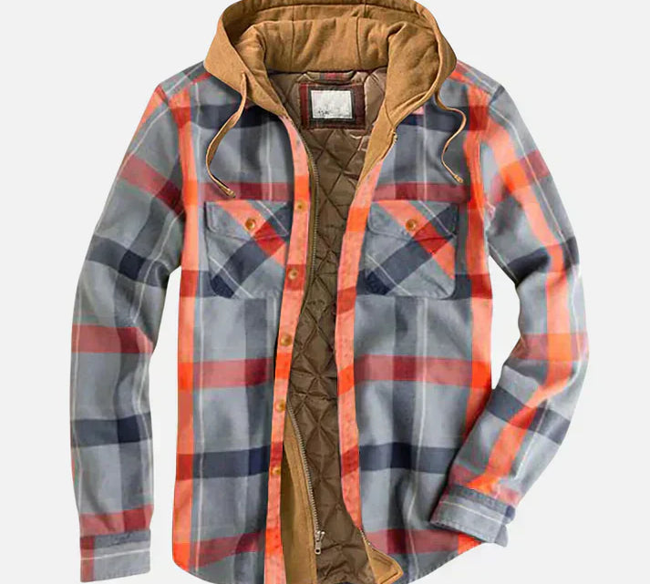 Savrani - Jakna od patchwork tkanine s karo uzorkom