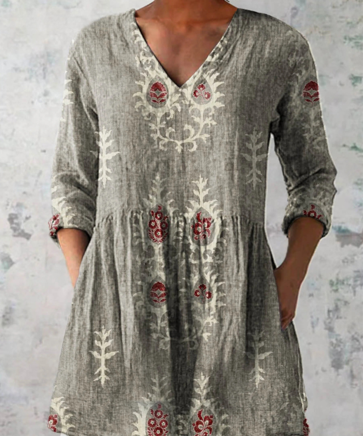 Maeve | Duga bluza s V-izrezom