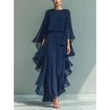 Aurora | Elegantan Komplet od Chiffona s Volanima