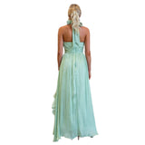Celestia | Ruffled Halter Maxi Haljina